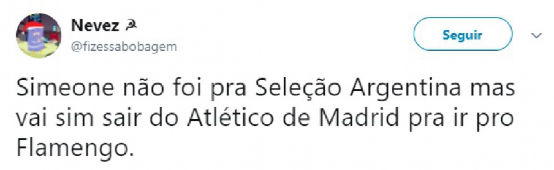 Possível consulta do Flamengo por Diego Simeone não foi perdoada na internet