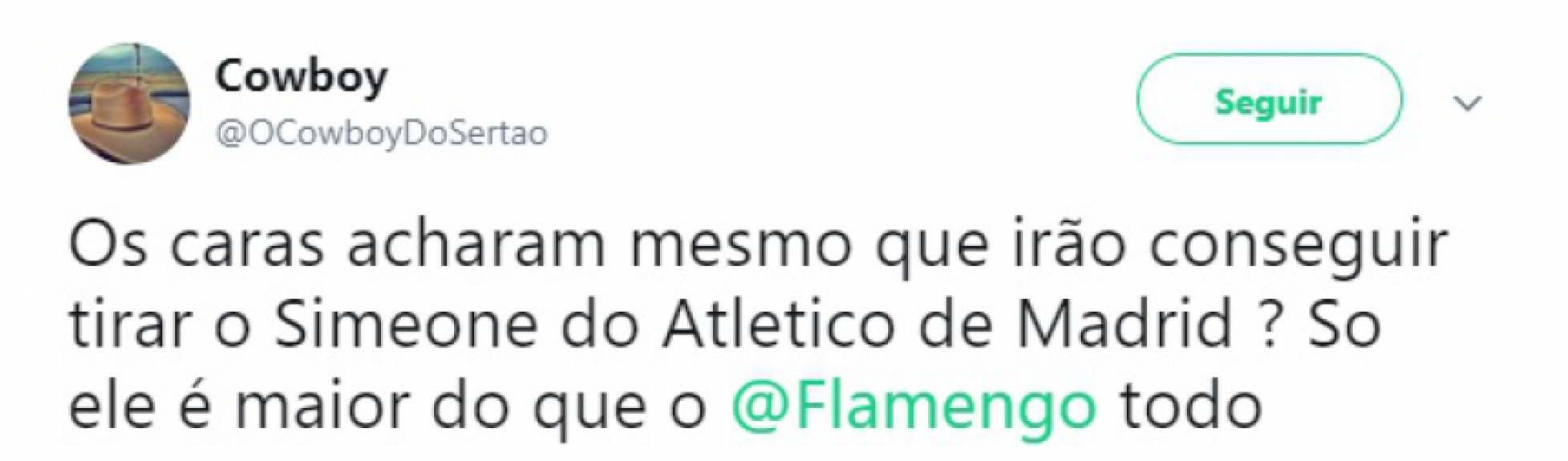 Possível consulta do Flamengo por Diego Simeone não foi perdoada na internet