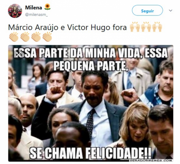 Nas redes sociais, flamenguistas comemoraram a saída de Márcio Araújo