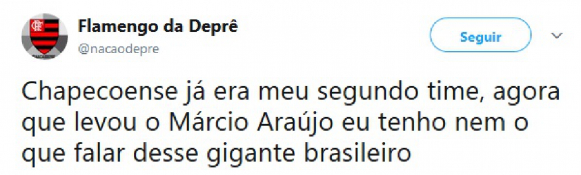 Nas redes sociais, flamenguistas comemoraram a saída de Márcio Araújo