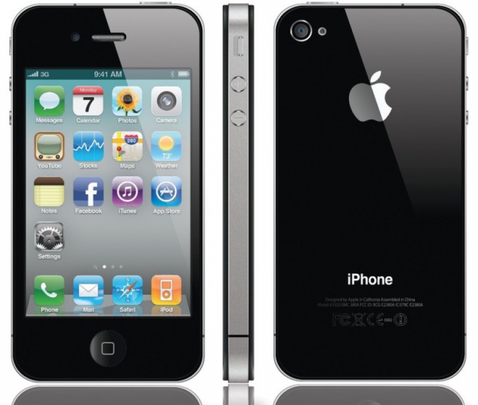 O Iphone 4 era lançado pela Apple