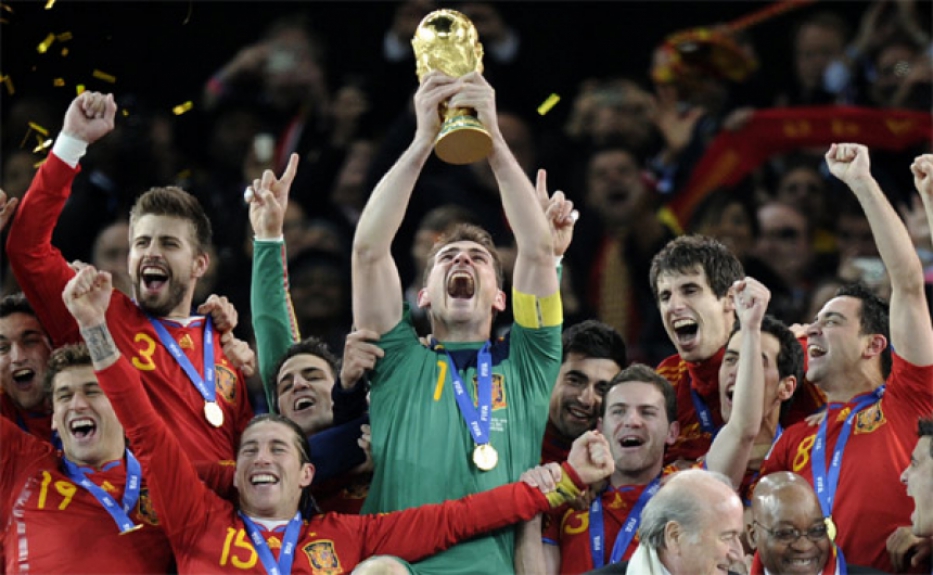 A Espanha ainda não tinha títulos de Copa do Mundo