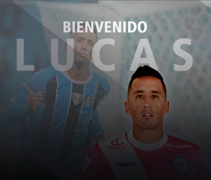 Anúncio de Barrios no Argentinos Juniors