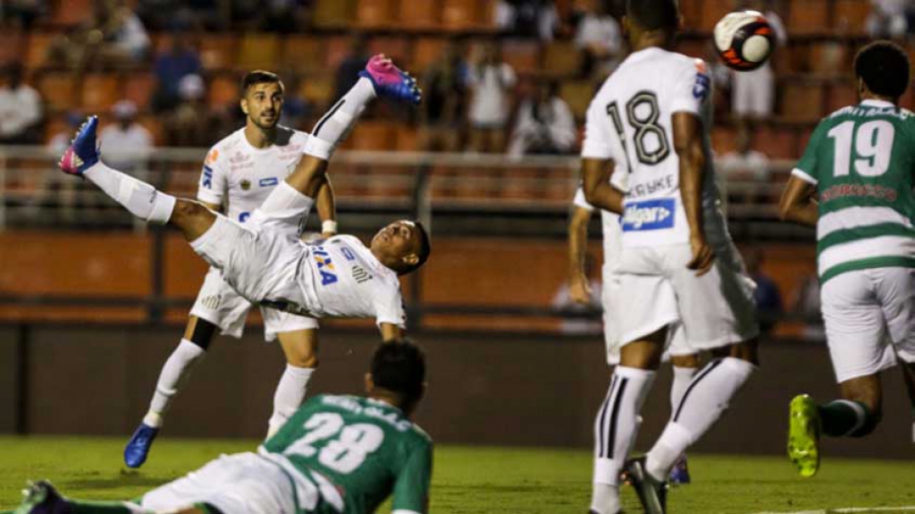 28/1/2017 - Santos 5x1 Kenitra (MAR) (Amistoso)