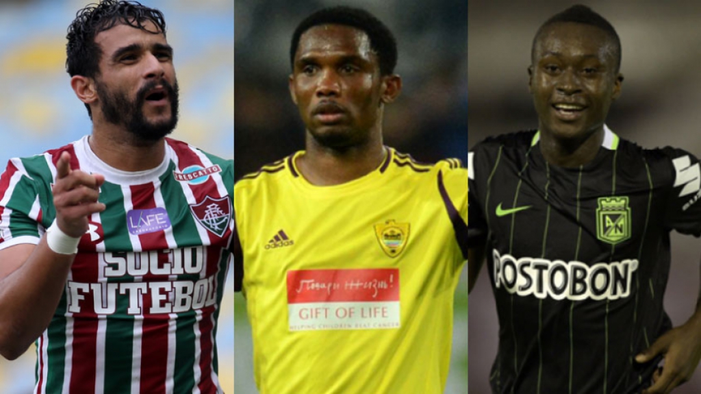 Henrique Dourado, Eto'o e Marlos Moreno