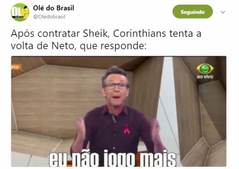 Rivais do Timão não perdoaram retorno de Emerson Sheik ao clube