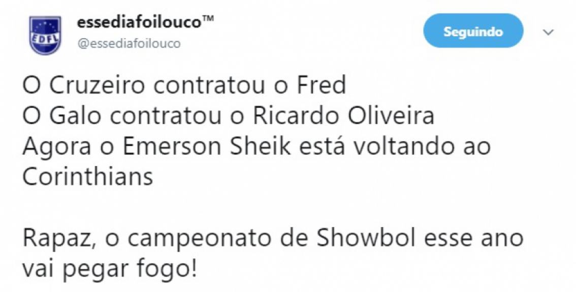 Rivais do Timão não perdoaram retorno de Emerson Sheik ao clube
