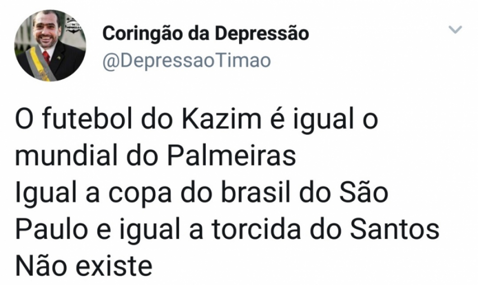 Kazim foi alvo de críticas e piadas após derrota do Corinthians na estreia do Paulistão