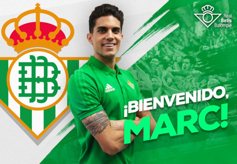 Marc Bartra anunciado no Real Betis