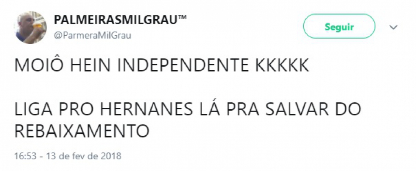 Queda da Independente no Carnaval vira assunto na web