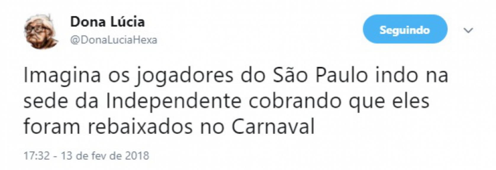 Queda da Independente no Carnaval vira assunto na web