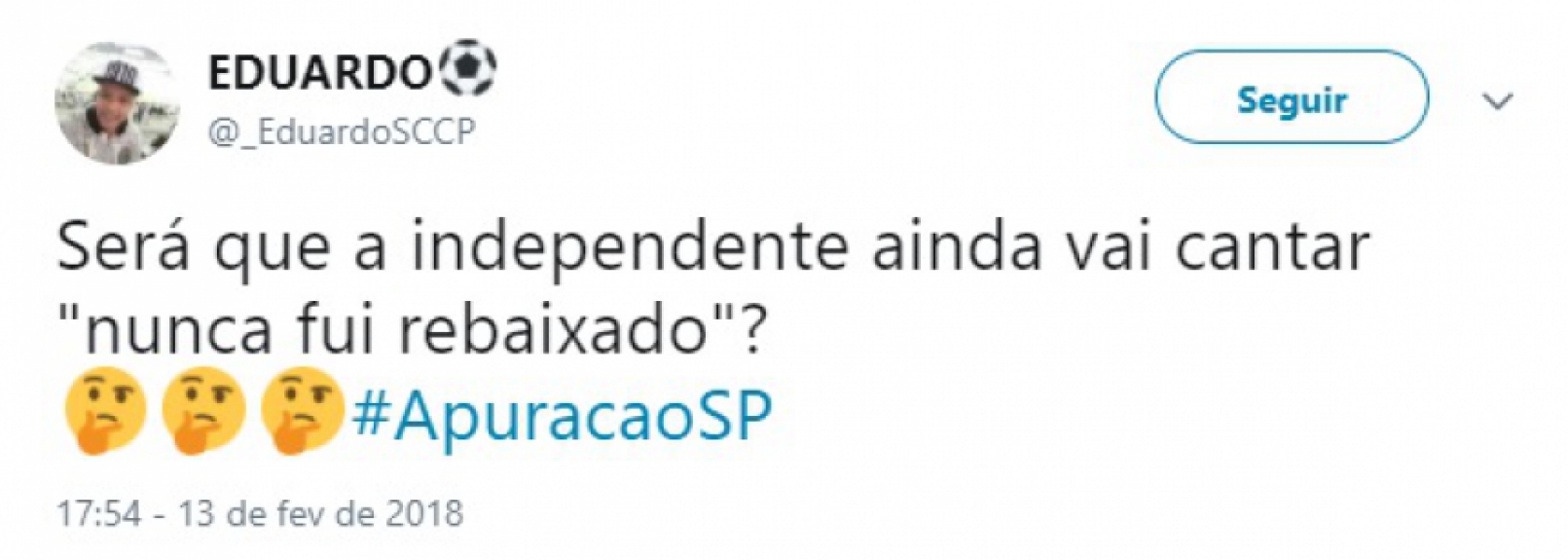 Queda da Independente no Carnaval vira assunto na web