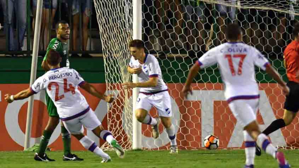 Comemoração de gol do Nacional-URU