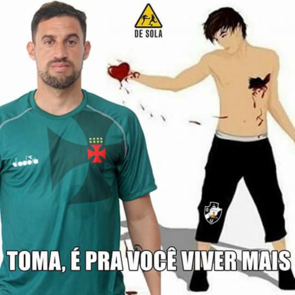 Após susto, vascaínos brincam com classificação na Libertadores