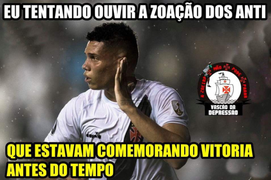 Após susto, vascaínos brincam com classificação na Libertadores