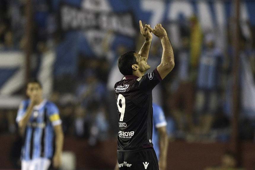 O Lanús perdeu o título em 2017, mas José Sand foi o artilheiro da Libertadores com nove gols marcados