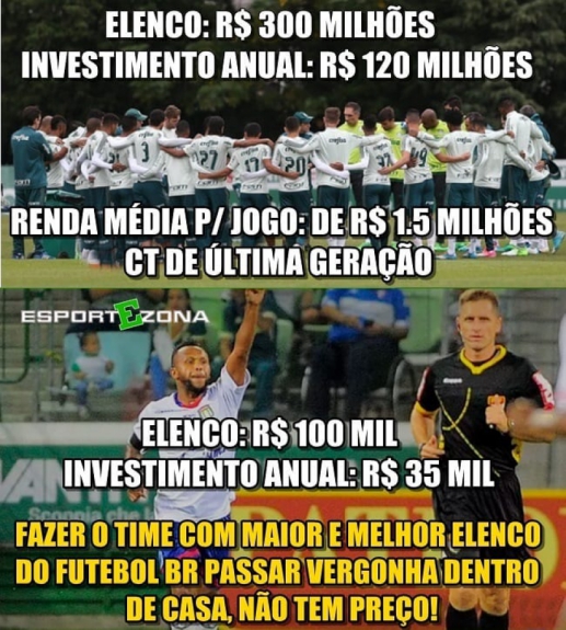 Memes: Palmeiras 0 x 1 São Caetano