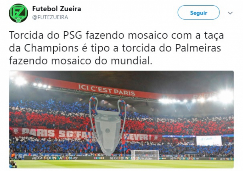 Rivais comparam PSG ao Palmeiras