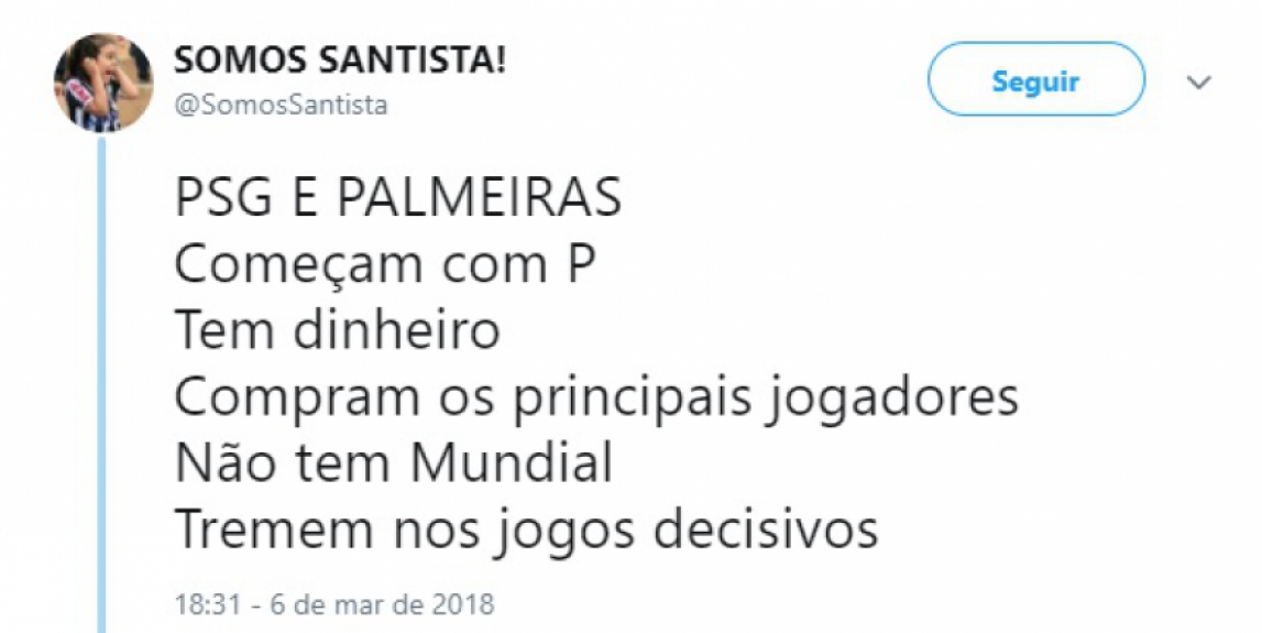 Rivais comparam PSG ao Palmeiras