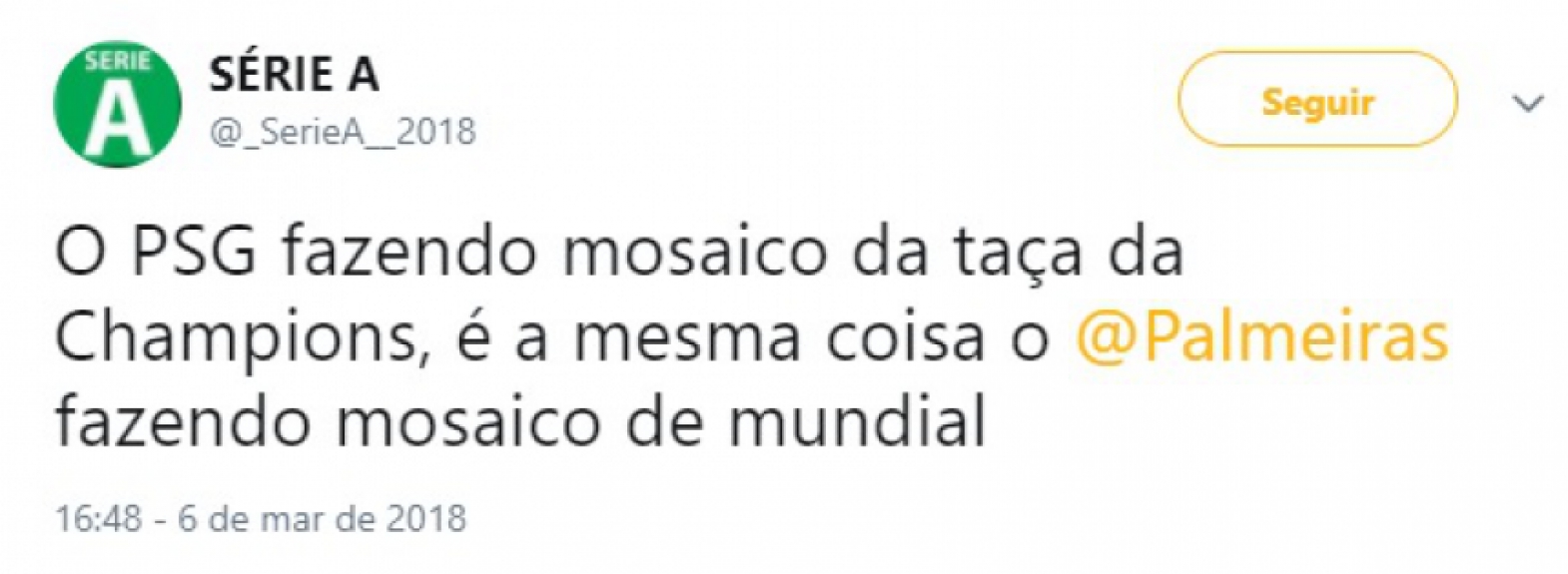 Rivais comparam PSG ao Palmeiras