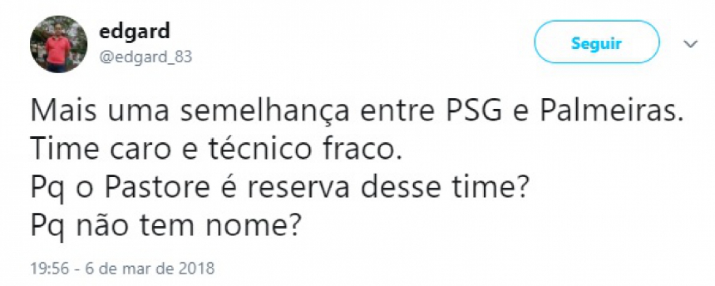 Rivais comparam PSG ao Palmeiras