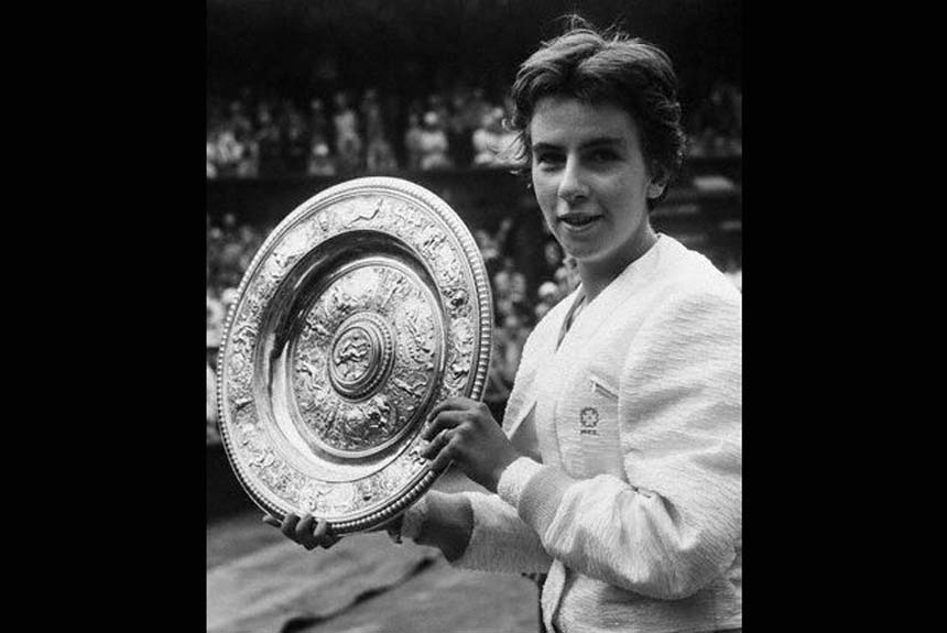 Maria Ester Bueno, a Rainha de Wimbledon e maior tenista brasileira de todos os tempos. Conquistou 600 títulos em 21 anos de carreira.