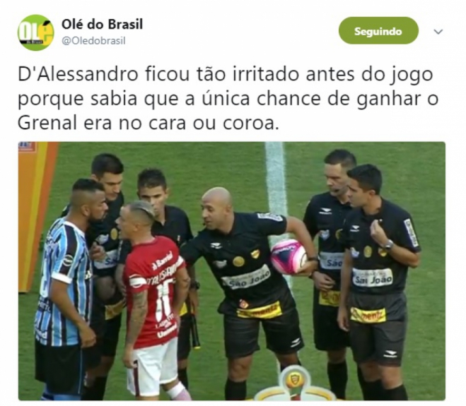 Memes: Internacional 1 x 2 Grêmio