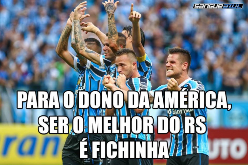 Gremistas provocam Inter após mais uma vitória no clássico