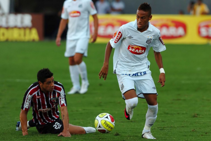 Santos 3 x 0 São Paulo - semifinal de 2010