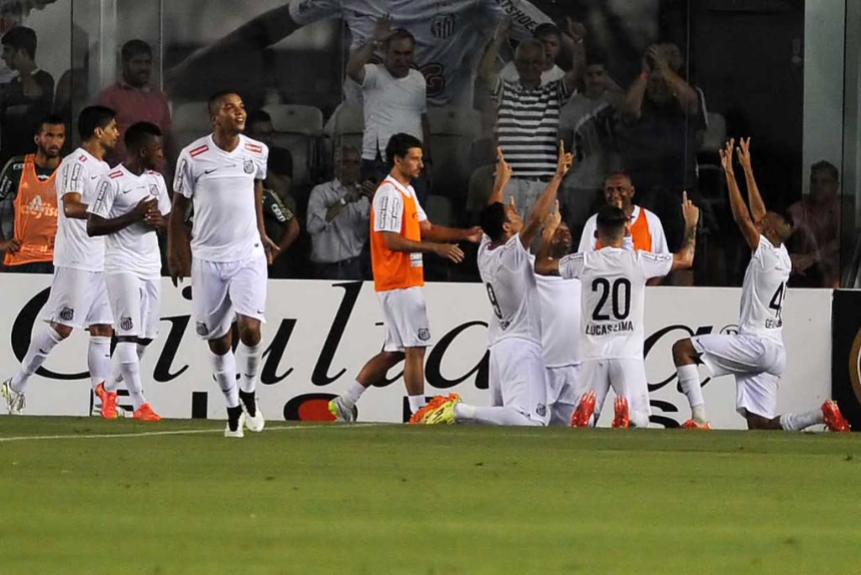 Santos 1 (4) x (2) 1 Palmeiras - quartas de 2013