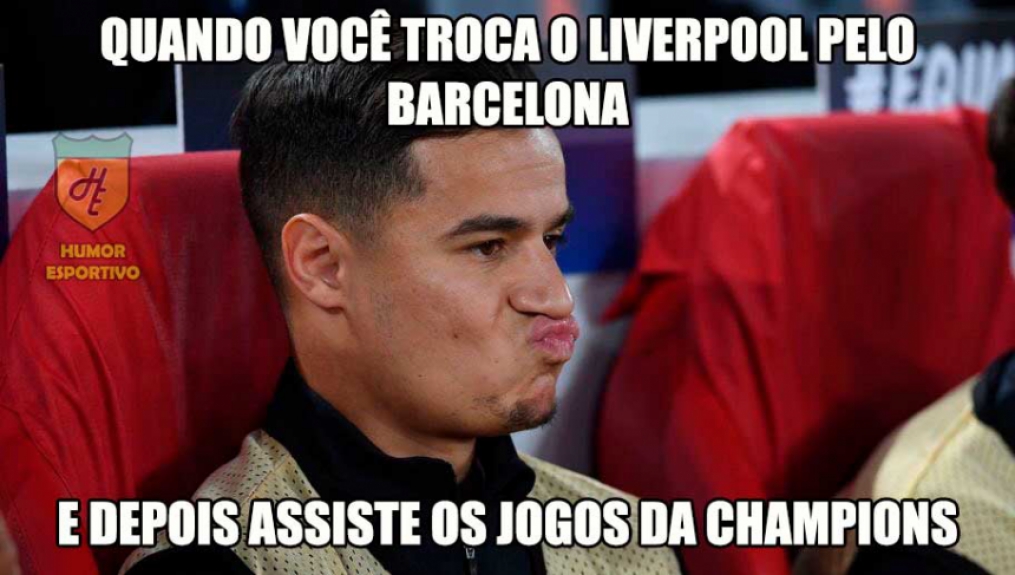 Zoações ao Barcelona tomaram conta da web após eliminação da Liga dos Campeões