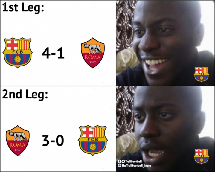 Zoações ao Barcelona tomaram conta da web após eliminação da Liga dos Campeões