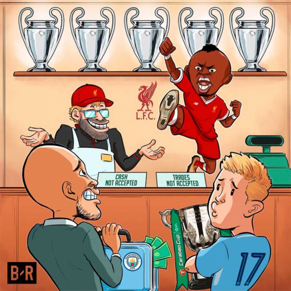 Liga dos Campeões: os memes da classificação do Liverpool sobre o Manchester City