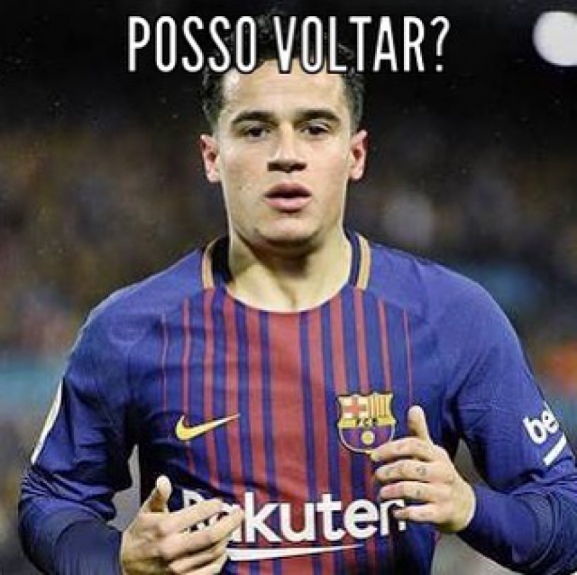 Coutinho é zoado após eliminação do Barcelona e classificação do Liverpool na Liga dos Campeões