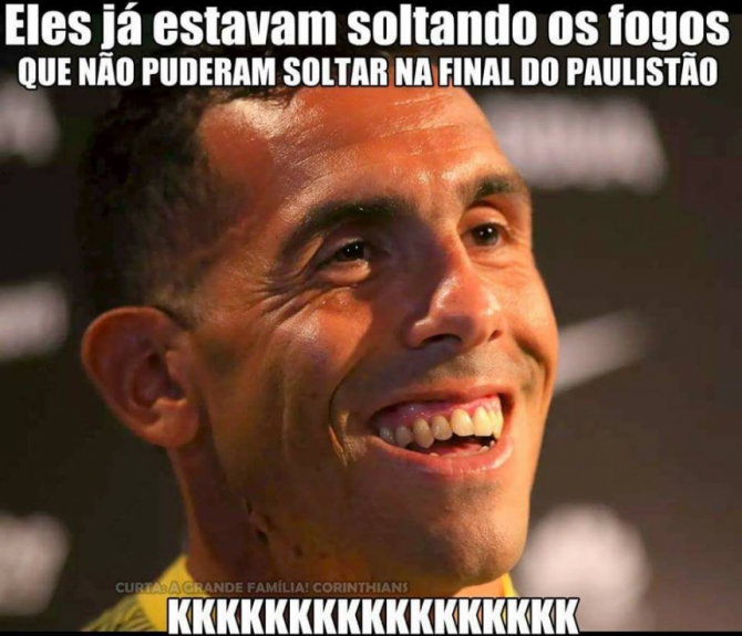 Gol de Tevez no Allianz Parque rendeu memes da torcida do Corinthians