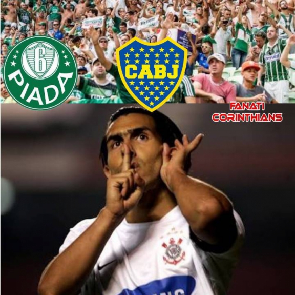 Gol de Tevez no Allianz Parque rendeu memes da torcida do Corinthians