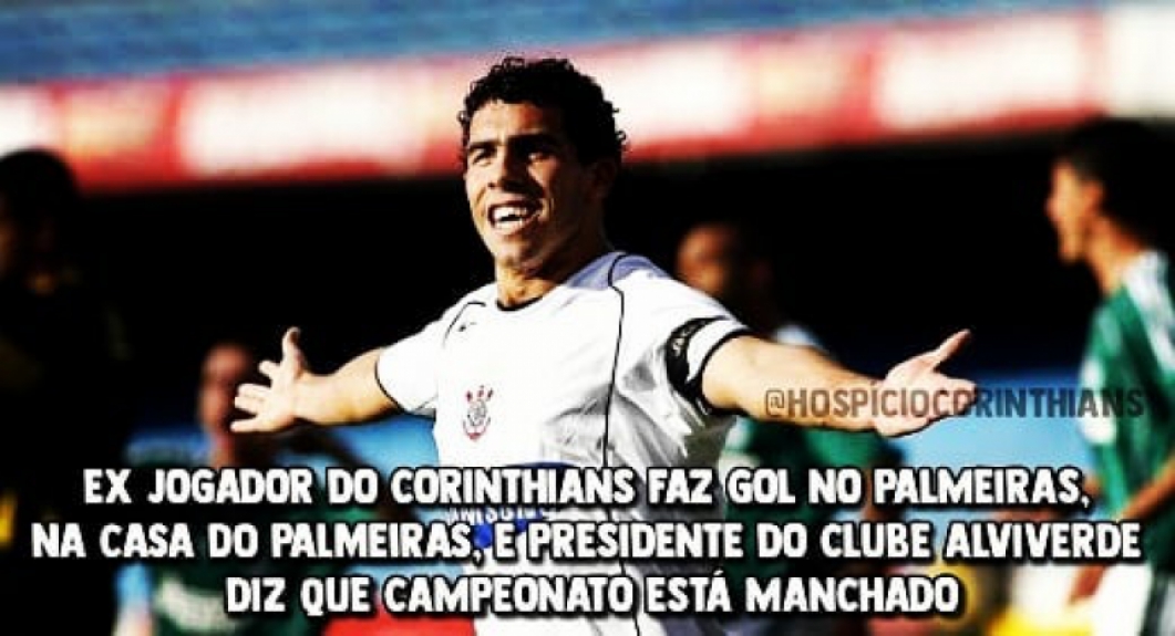 Gol de Tevez no Allianz Parque rendeu memes da torcida do Corinthians