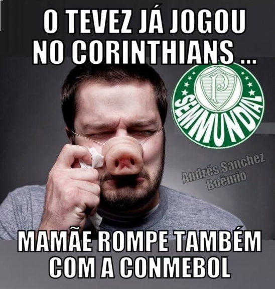Gol de Tevez no Allianz Parque rendeu memes da torcida do Corinthians