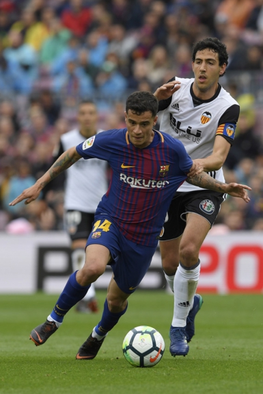 Philippe Coutinho (Barcelona) - O Barcelona venceu o Valencia, no Camp Nou, por 2 a 1. O brasileiro Philippe Coutinho foi um dos destaques da equipe blugrana. O brasileiro deu apenas um chute a gol, mas acertou 80% dos passes tentados e deu duas assistênc
