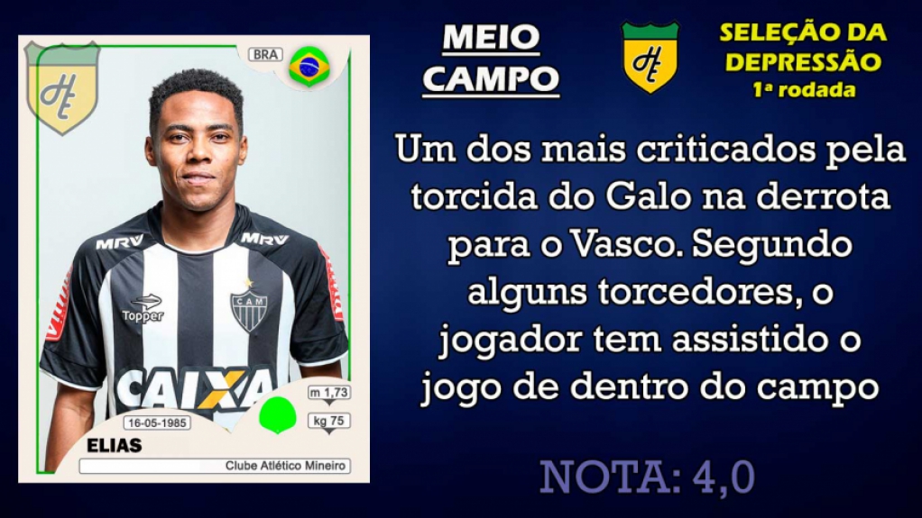 Piores da 1ª rodada: meias