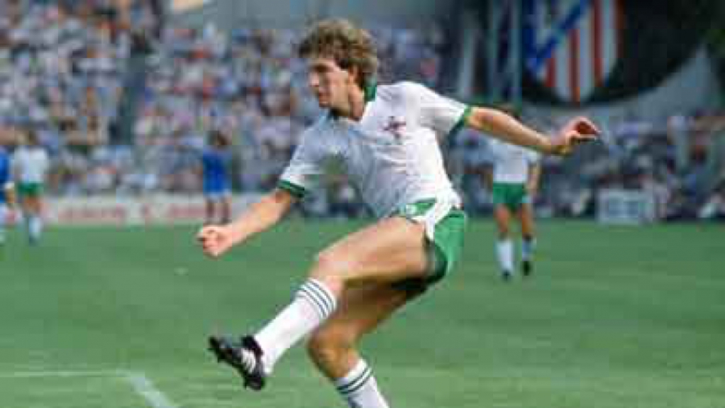 Norman Whiteside, da Irlanda do Norte, na Copa de 1982
