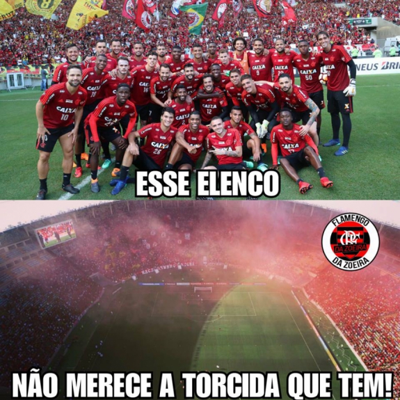 Após empate pela Libertadores, rubro-negros criticam postura dos jogadores