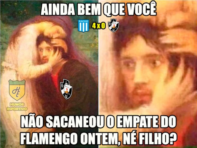 Vasco é alvo dos memes após ser goleado na Libertadores