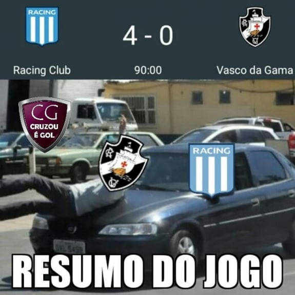 Vasco é alvo dos memes após ser goleado na Libertadores