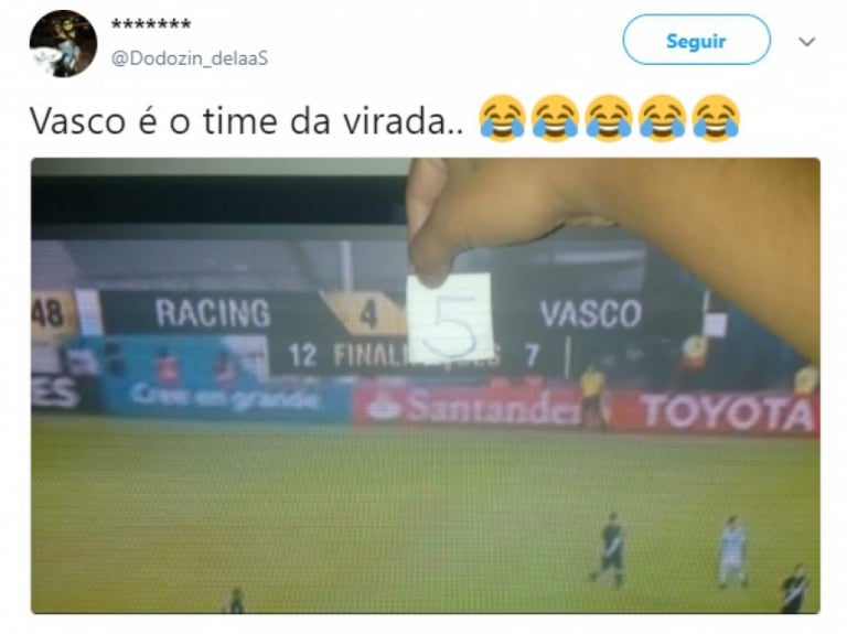 Vasco é alvo dos memes após ser goleado na Libertadores