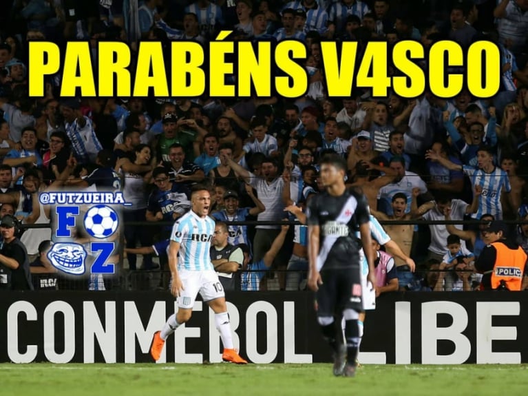 Vasco é alvo dos memes após ser goleado na Libertadores