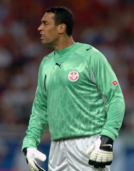 Ali Boumnijel, goleiro da Tunísia na Copa do Mundo de 2006
