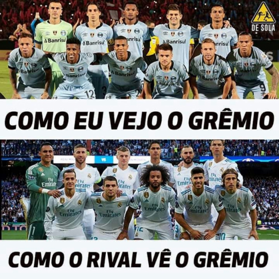 Memes: Grêmio 5 x 0 Cerro Porteño