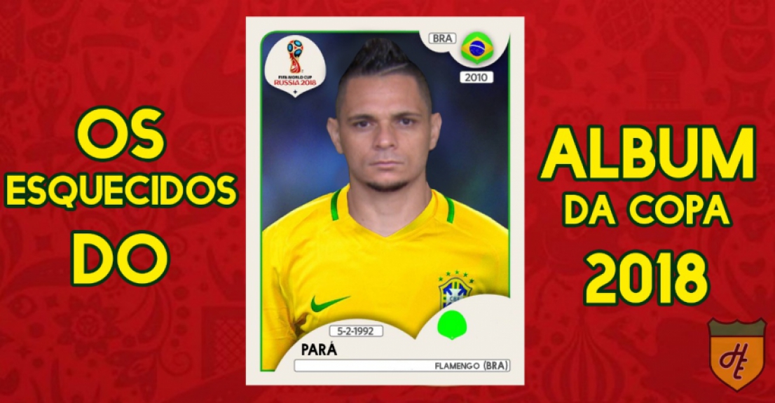 Figurinhas dos mitos esquecidos no álbum da Copa da Rússia