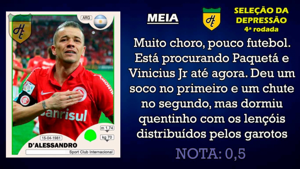 Piores da 4ª rodada: meias